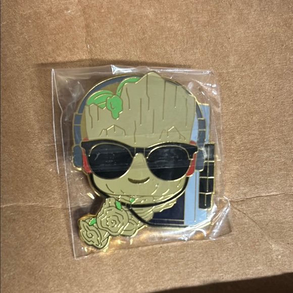 Marvel Other - Marvel Groot Gold-Tone Pin